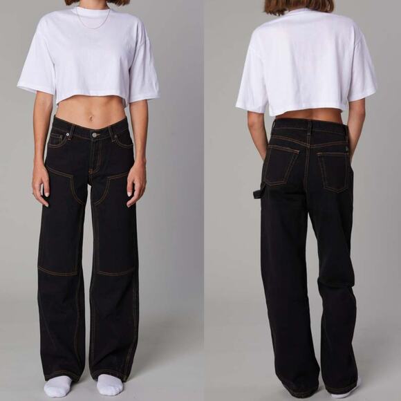 Still Here Subway Jeans Washed Black - Picture 1 of 11